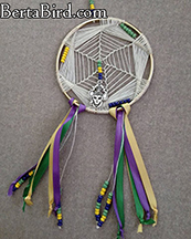 mardi gras dream catcher