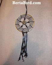 spider web pentacle dream catcher