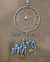 blue bubbles dream catcher