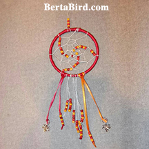 fall leaves dream catcher