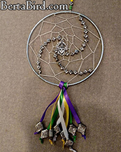 mardi gras dream catcher
